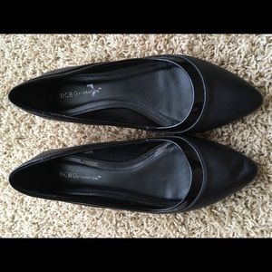 BCBG leather flats